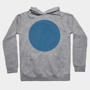 Psychedelic Spiral in Blue Hoodie